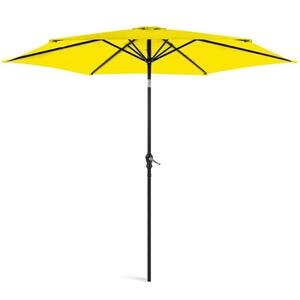 10 ft. Market Tilt Patio Umbrella in Yellow