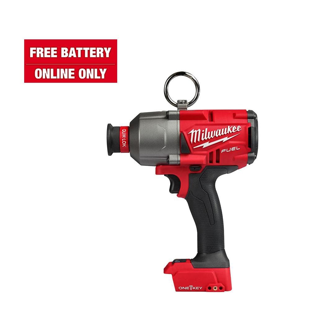 Milwaukee M18 FUEL ONE-KEY 18V Lithium-Ion Brushless Cordless 7/16 in. High Torque Impact Wrench (Tool-Only)