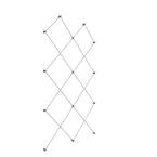 60 in. W x 96 in. H Diamond Pattern Wire Trellis