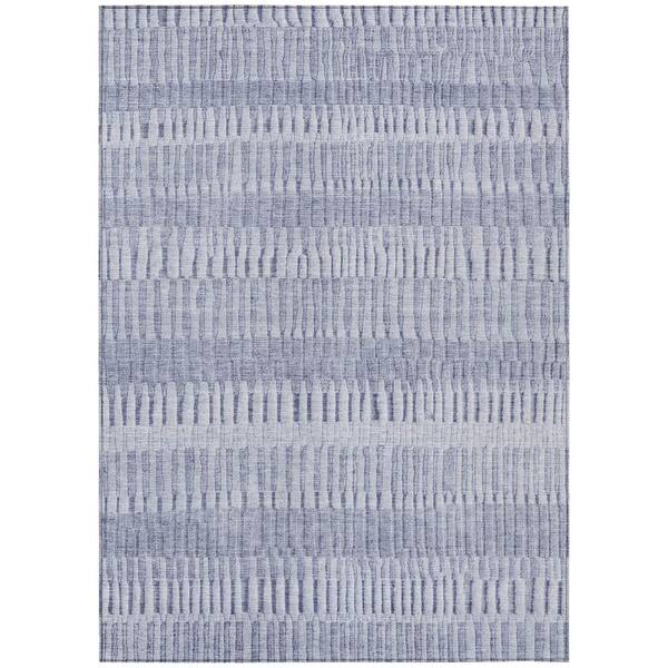 Chantille Machine Washable Indoor/Outdoor Abstract ACN2807 Sky 10 ft. x 14 ft. Area Rug