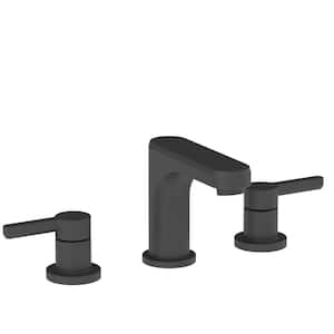 Keely 8 in. Widespread 2-Handle Bathroom Faucet Bathroom Faucet in Matte Black