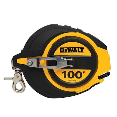 Bosch 100-ft Nylon-Clad Steel Tape Measure, Feet/10ths/100ths, Type B End  (Bosch 82-10010B)