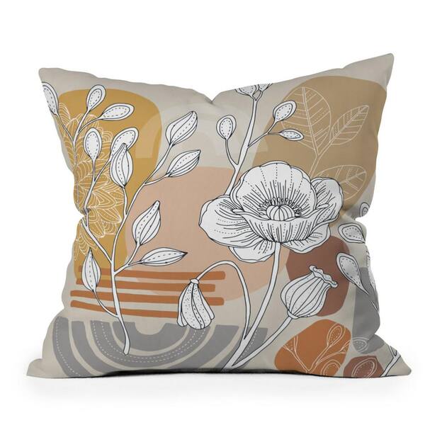 DenyDesigns. Multi Valentina Ramos Kami 18 in. x 18 in. Throw Pillow ...