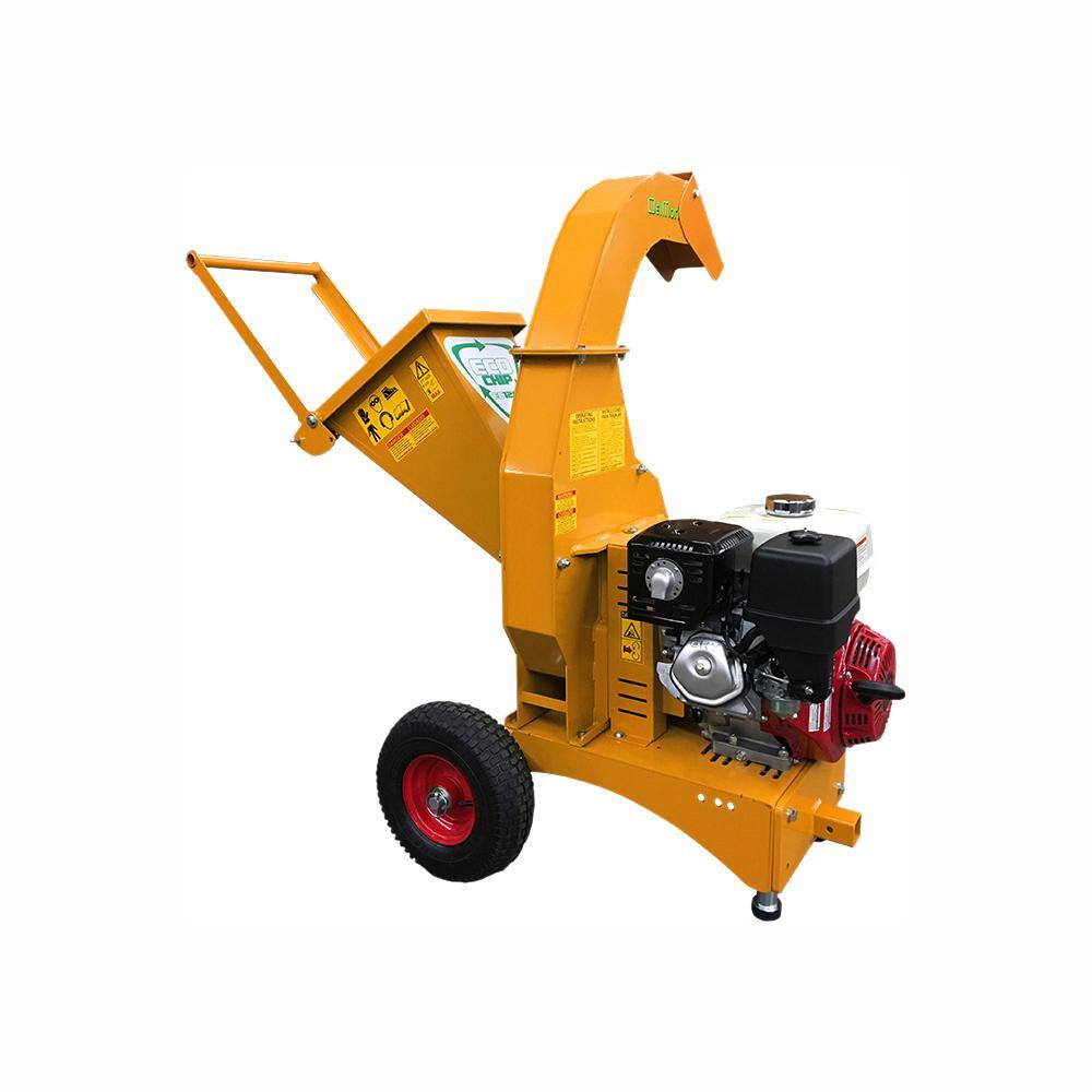 EcoChip 3.7 in. 389cc Gas Powered CommercialDuty Chipper Shredder