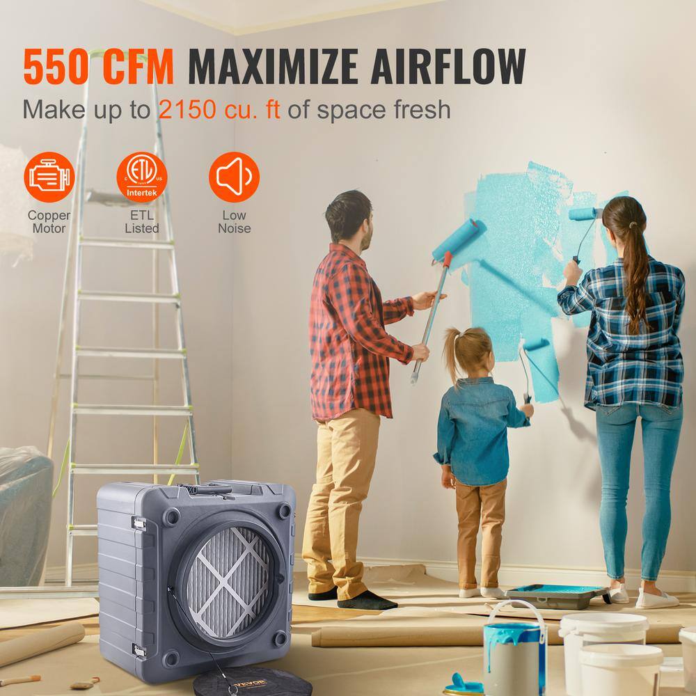 Copper Motor HEPA Air Purifier with Odor Absorbing Filter