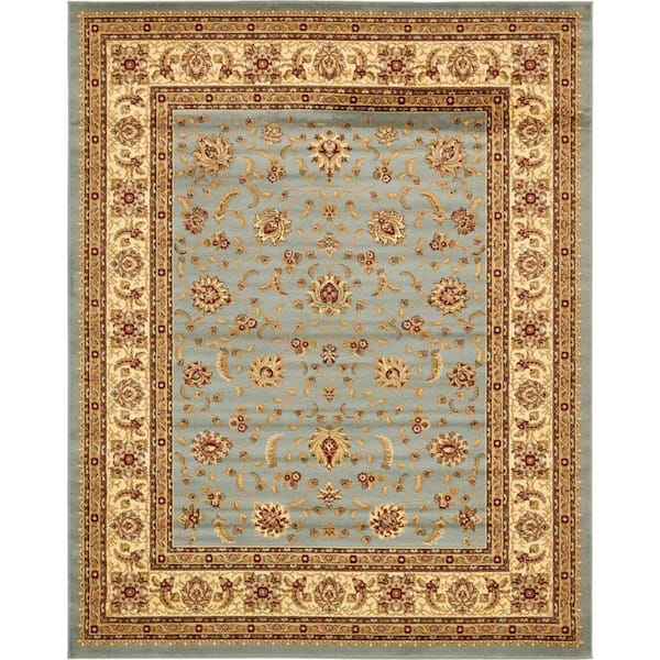 Unique Loom Voyage St. Louis Light Blue 8' 0 x 10' 0 Area Rug 3132929 ...