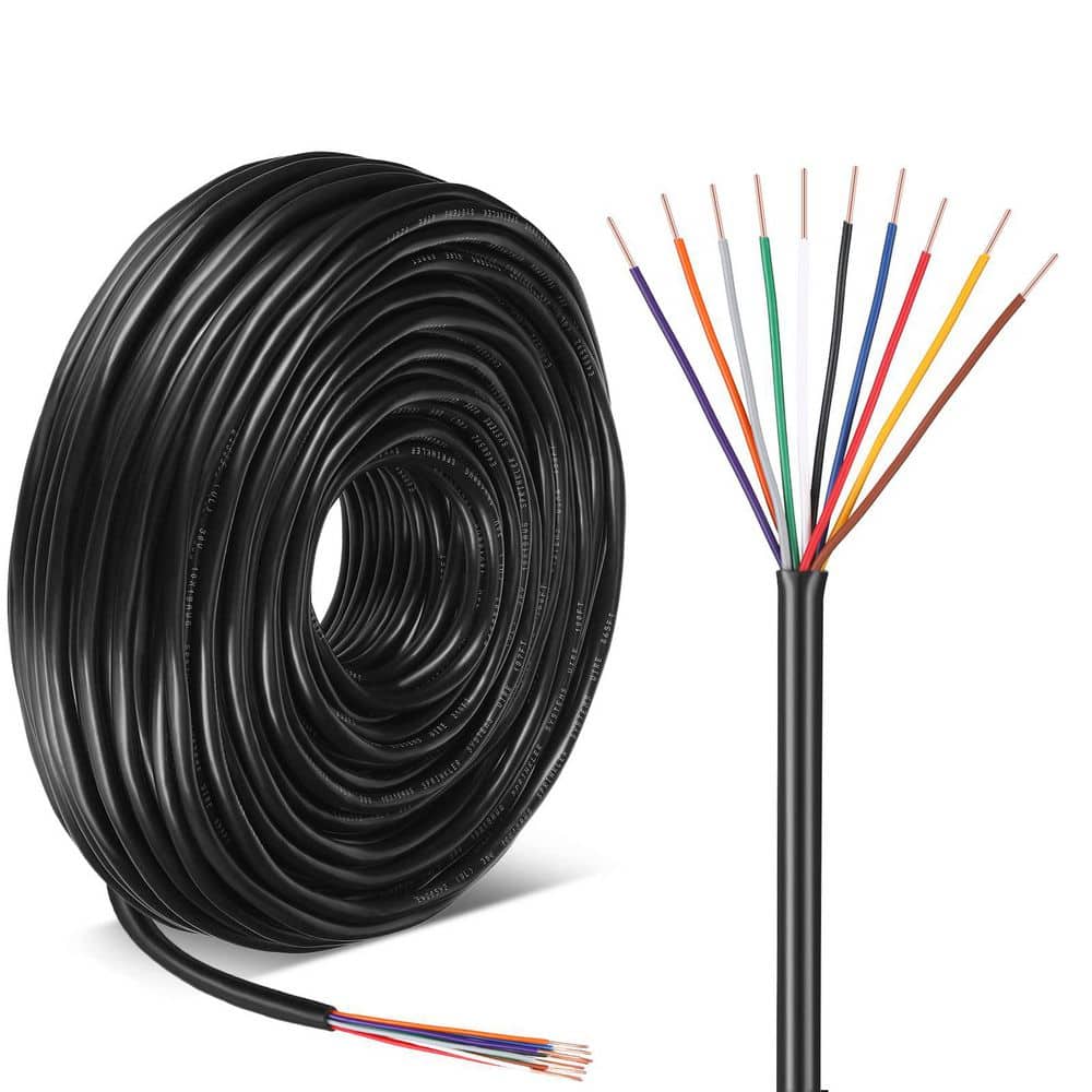 18-Gauge 10-Conductor 100 ft. Solid Copper Sprinkler Wire with UV Resistant PVC Jacket for Underground Irrigation price history on PriceWatchPro