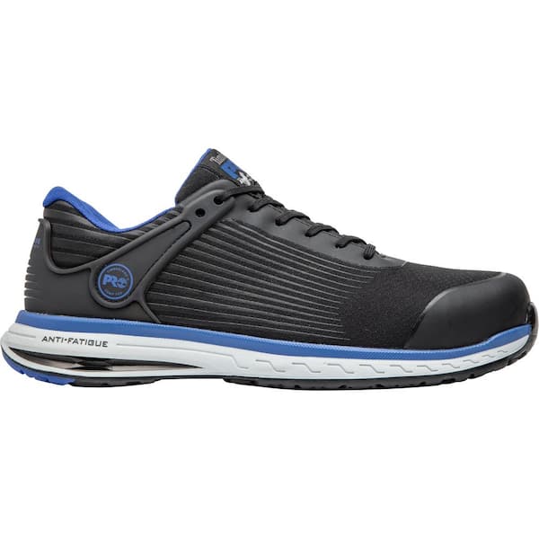 Timberland PRO Men's Drivetrain Athletic Low Shoe - Composite Toe Black/Blue Size 7.5(W) TB0A1XH700175M - The Home Depot