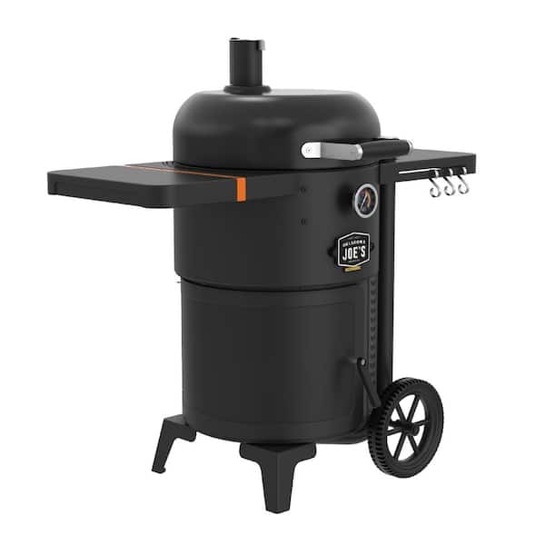 OKLAHOMA JOE'S Bronco 18 in. Heavy Duty Charcoal Drum Smoker and
