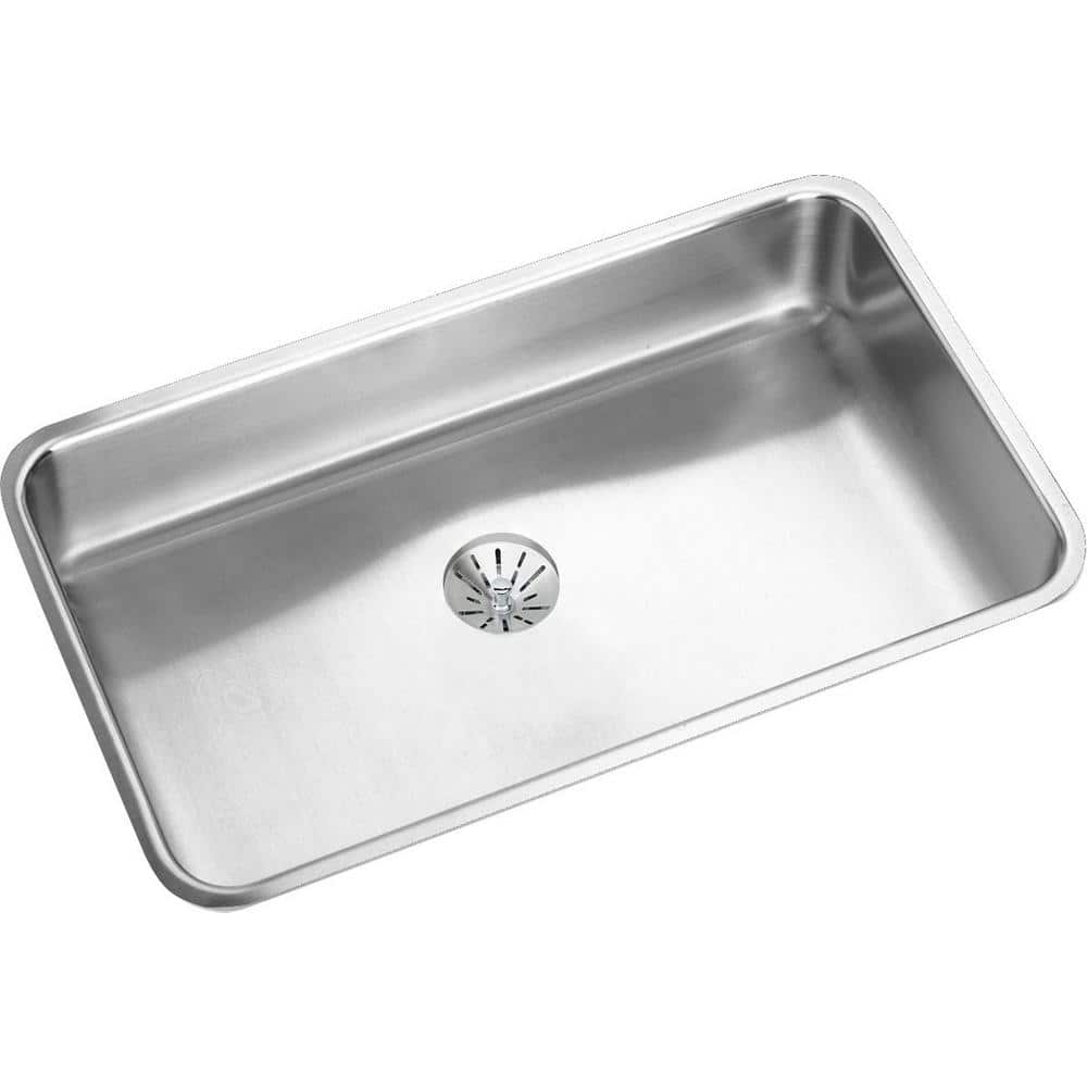 Lustrous Satin 30.5" Stainless Steel Undermount Kitchen Sink