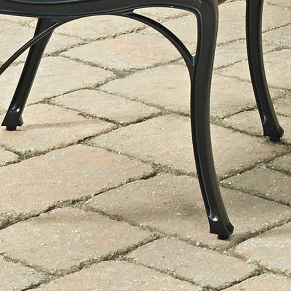 Sanibel Black Cast Aluminum Outdoor Dining Chairs, Set of 2