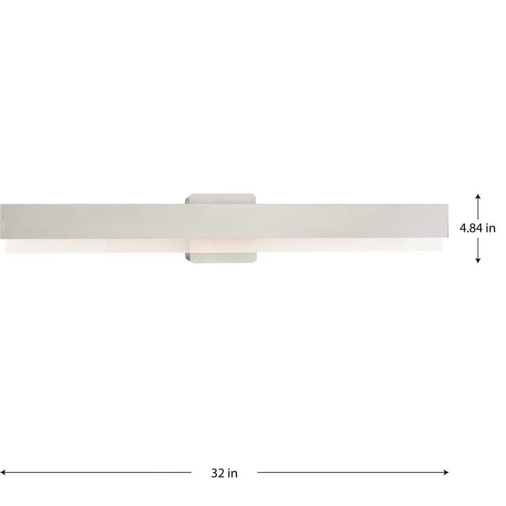 Semblance Brushed Nickel 30W LED Linear Vanity Light