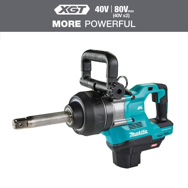 40V XGT Brushless Cordless 4-Speed High-Torque 1 in. D-Handle Extended Anvil Impact Wrench w/ Friction Ring, Tool Only