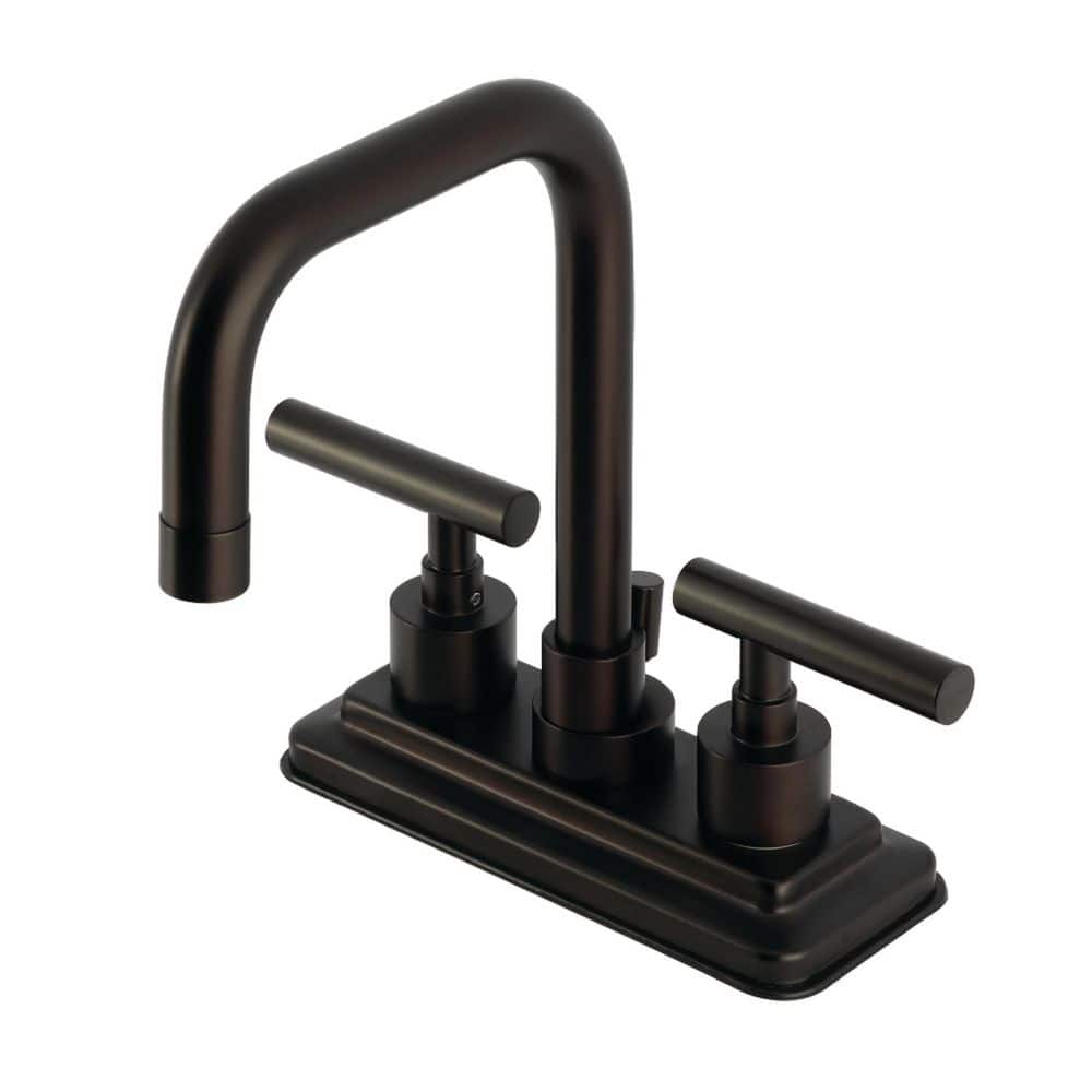 Manhattan 4 in. Centerset 2-Handle Bathroom Faucet with Pop-Up in Oil Rubbed Bronze price history on PriceWatchPro