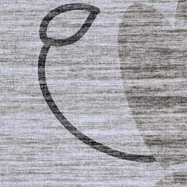 4 ft. x 6 ft. Beige and Gray Juvenile Animals Youthful Area Rug