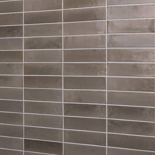 Daltile Remedy Zen 2 in. x 10 in. Glossy Porcelain Subway Wall