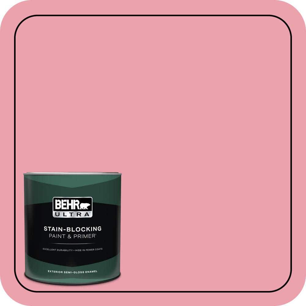 1 qt. #P150-3 Pinque Semi-Gloss Enamel Exterior Paint & Primer price history on PriceWatchPro