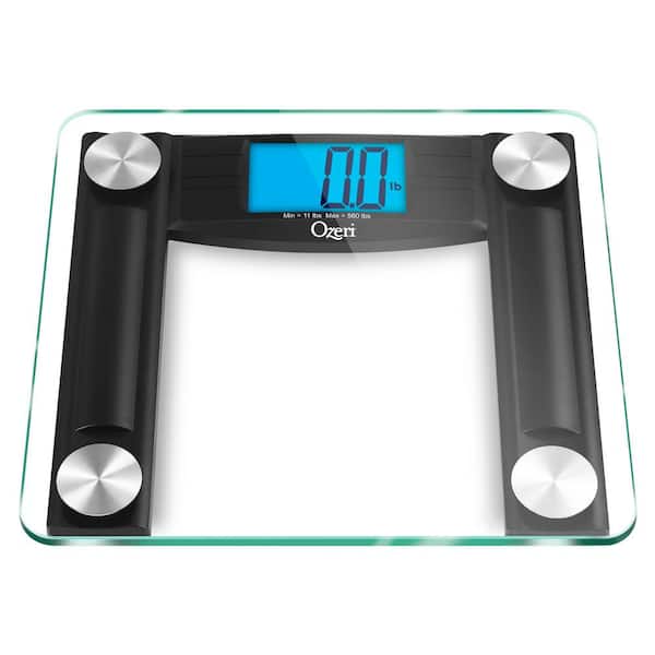 Weight Watchers 380 lbs. Digital Clear Bathroom Scale with Body