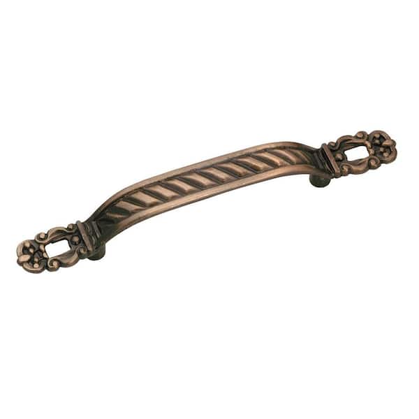 Richelieu Hardware 3 in. (76 mm) Center-to-Center Old Copper Traditional Drawer Pull