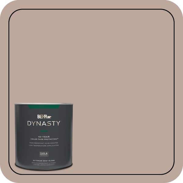 BEHR DYNASTY 1 qt. #PWL-88 Heavenly Cocoa Semi-Gloss Enamel Exterior Stain-Blocking Paint & Primer