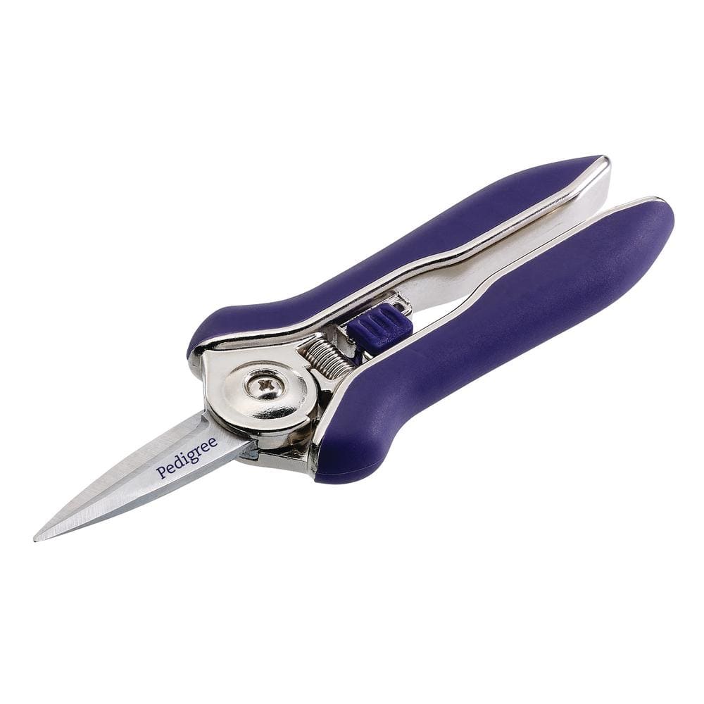 Viagrow 2 in. Micro Tip Straight Blade Non-Slip Comfort Grip Pruning Shears