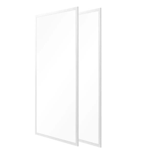 2x4 FT LED Flat Panel 7800LM 3-Color 4000K 5000K 6000K Selectable Wattage 0-10V Dimmable
