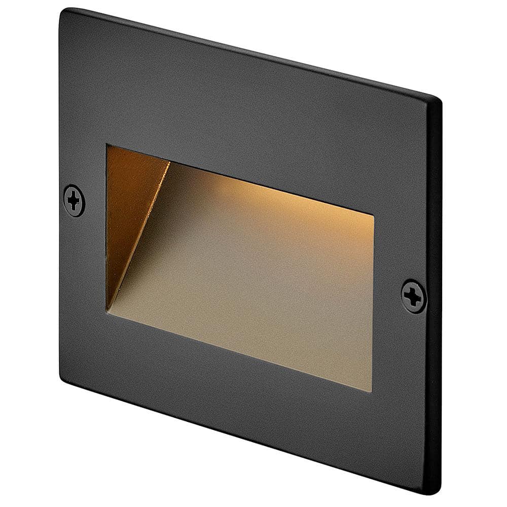 Taper Series Etched Lens 4.5" Aluminum LED Step Light - Bronze