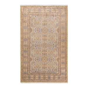 Mogul One-of-a-Kind Traditional Ivory 6 ft. x 9 ft. Area Rug