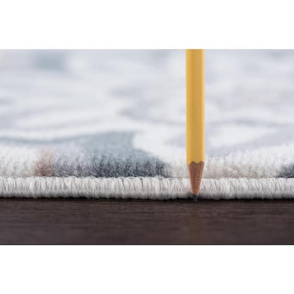 Madison Floral Cream 2 ft. x 10 ft. Indoor Runner Rug