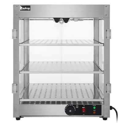 Ensue 27 in. Commercial Electric Countertop Food Warmer Restaurant Display  Cabinet with 3-Warming Trays 96007-H - The Home Depot