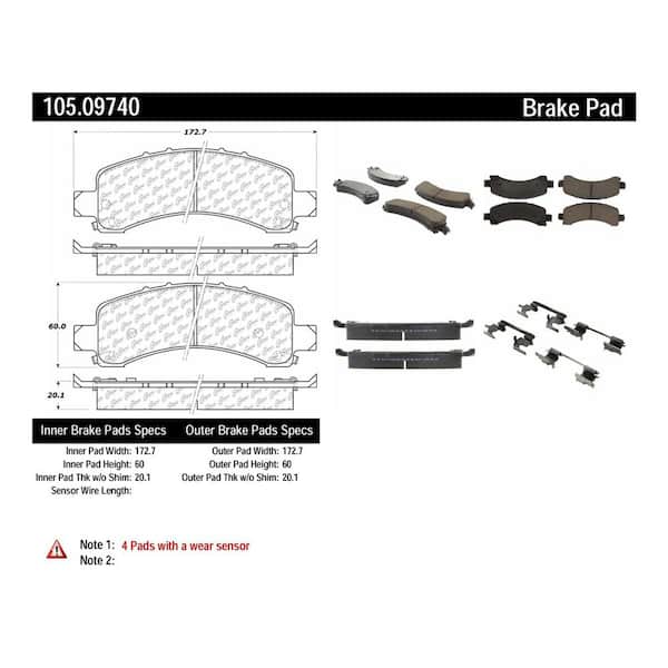 Centric Parts Disc Brake Pad Set