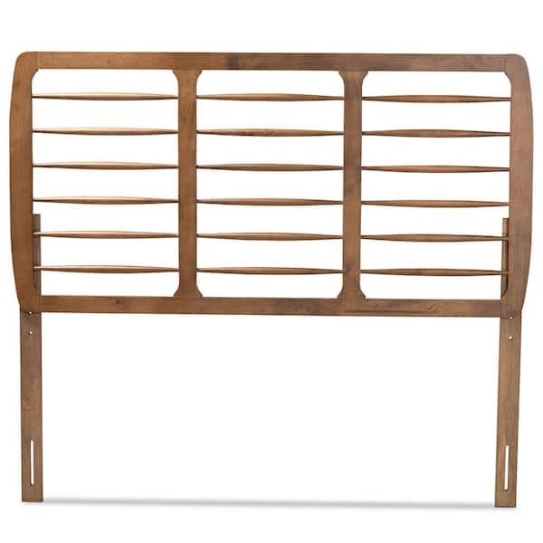 Baxton Studio Carolyn Walnut Full Headboard