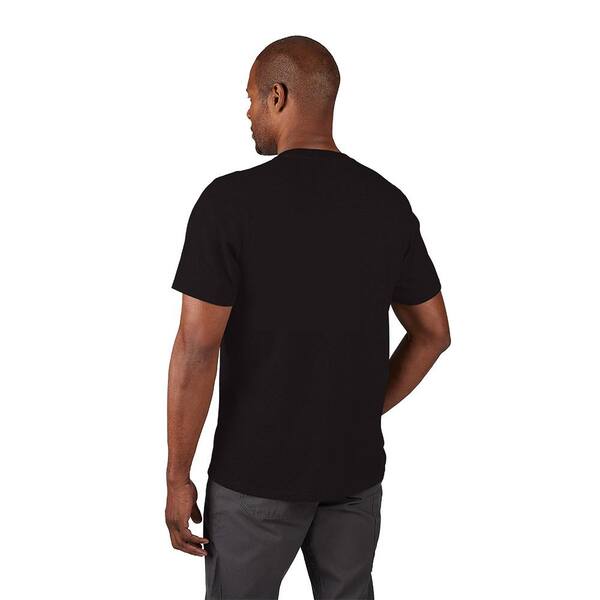 Milwaukee Men's 3X-Large Black Cotton/Polyester Short-Sleeve