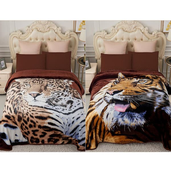 Thick animal print discount blankets