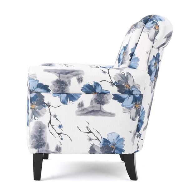 Noble House Multi Colored Fabric Floral Designed Arm Chair 11780