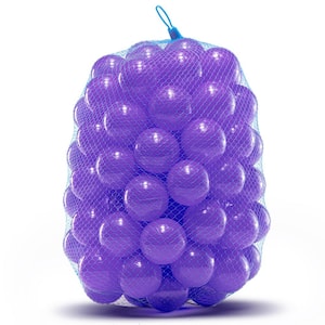 Machrus Upper Bounce Crush Proof Plastic Trampoline Pit Balls in Purple (200Pack)