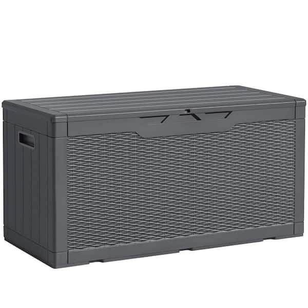 Unbranded 97 Gal. Resin Gray Deck Box