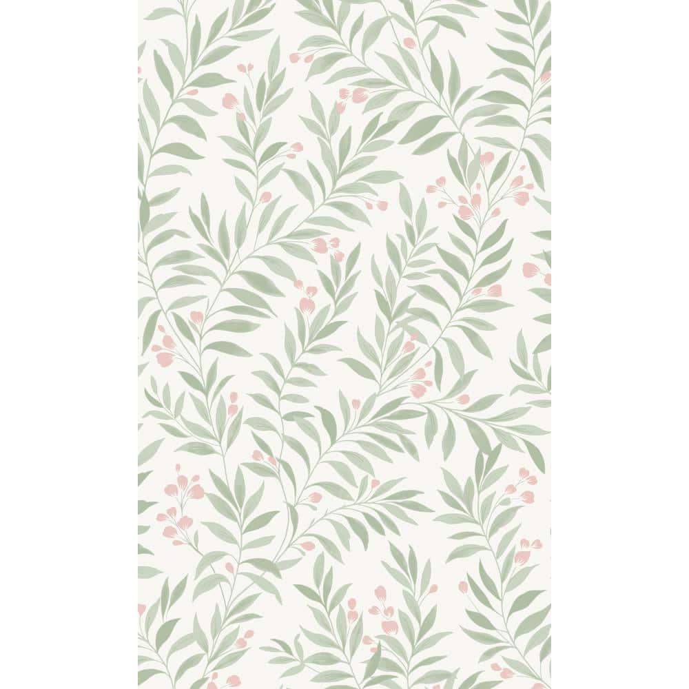 Walls Republic Green Minimalist Tropical Prints 57 sq. ft