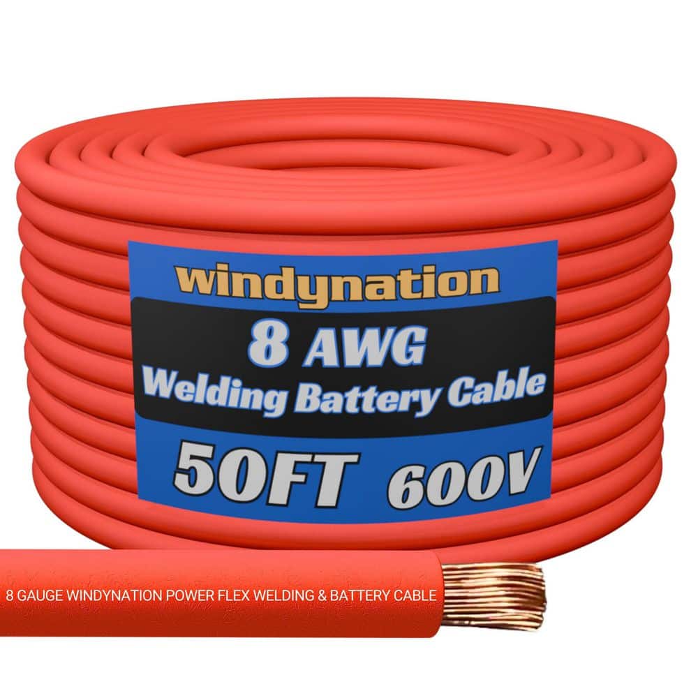 8-Gauge 50 ft. Red Welding Cable price history on PriceWatchPro