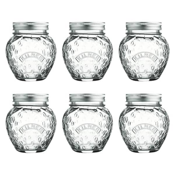 Canning Glass Strawberry Jar 13.5 oz. - (Set of 6)