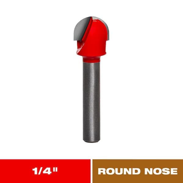 1/4 in. Carbide Round Nose Router Bit