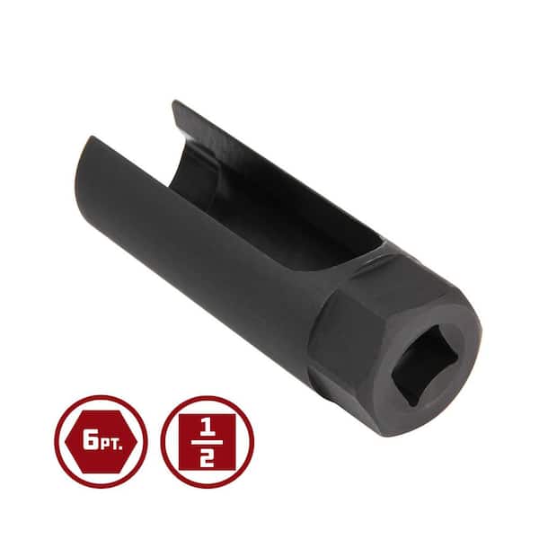 Alltrade 1/2 in. Drive 7/8 in. Oxygen Sensor Standard Socket