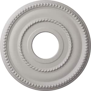 3/4 in. x 12-1/8 in. x 12-1/8 in. Polyurethane Valeriano Ceiling Medallion, Ultra Pure White