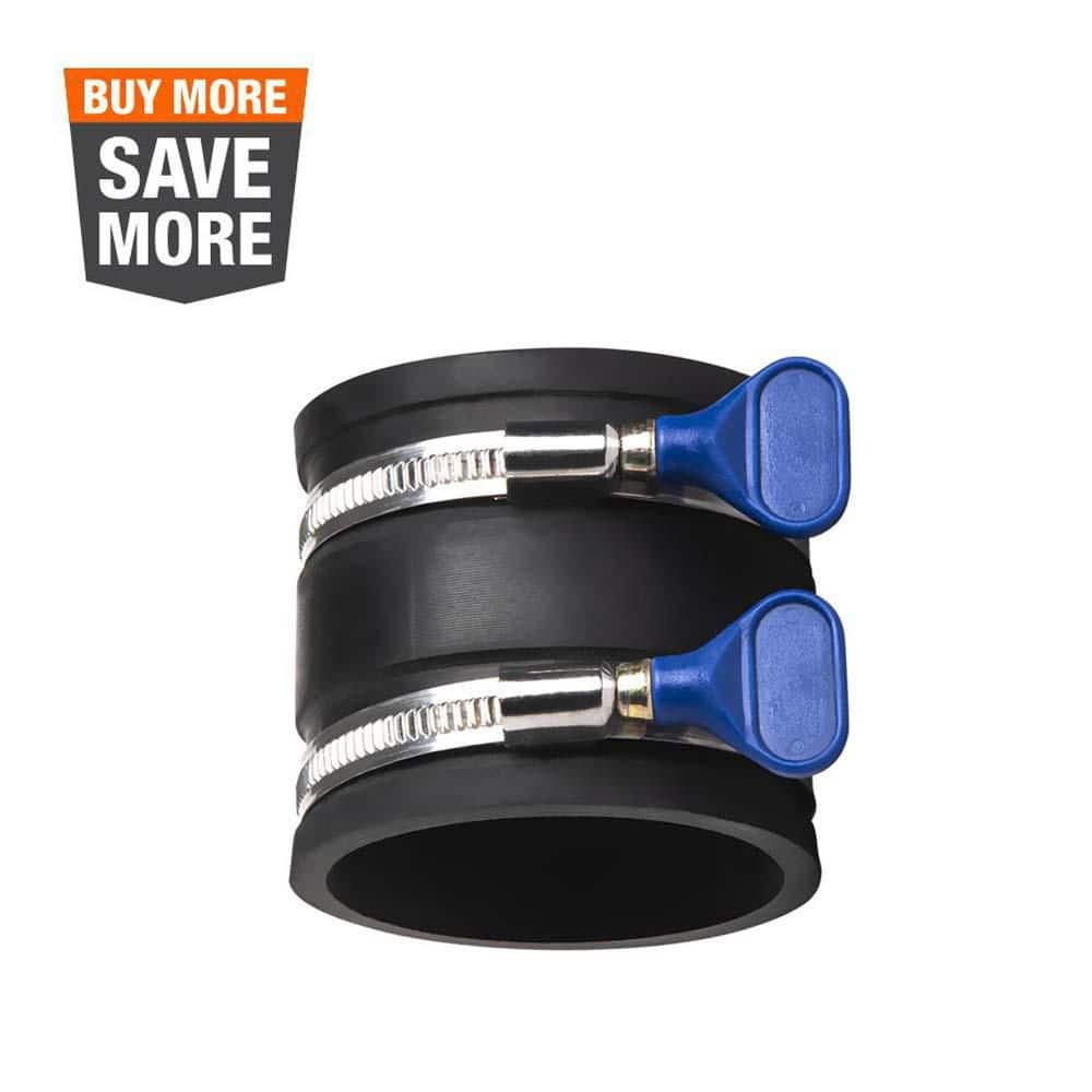 4" Dust Control Flex Hose Cuff Connector Ports 70149 Fit For 4 Inches Woodworking Dust Collection Hose, With 2 Stainless Steel Hose Clamps, Vacuum & Dust Collector Accessories - Canada - View #7