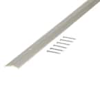 Polished 1-3/8 in. x 36 in. Smooth Carpet Trim with Screw Nails