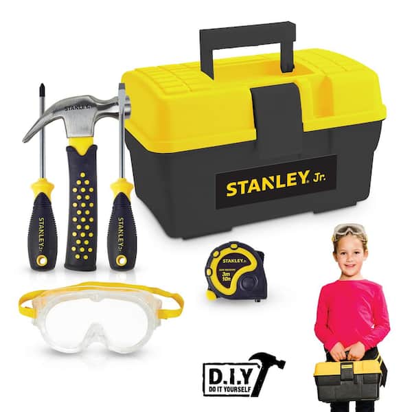  Stanley Jr DIY Toolbox Kit for Kids - Easy to Assemble