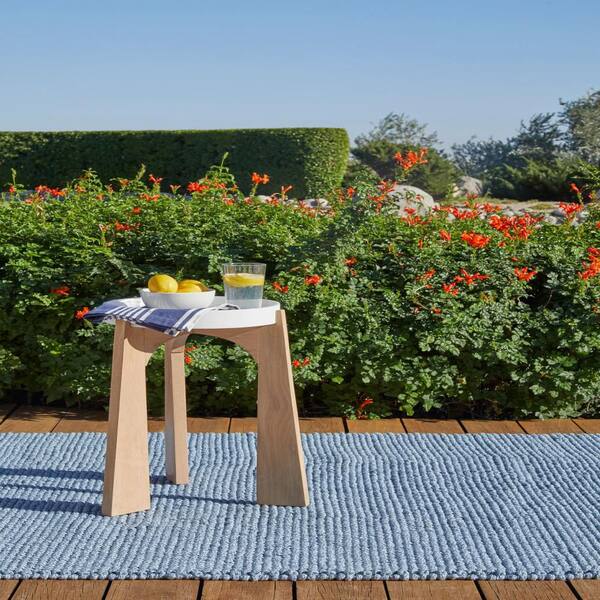 Veranda Handwoven Performance Denim 3 ft. x 5 ft. Indoor Area Rug