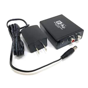 Digital to Analog Audio Converter (with AC Power Adapter)