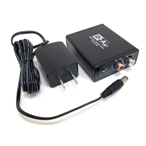 Micro Connectors, Inc Digital to Analog Audio Converter (with AC Power Adapter)