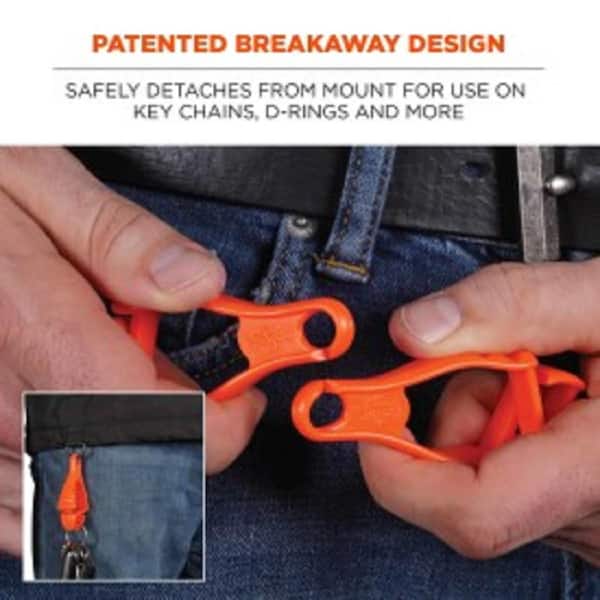 2 Pezzi Porta Guanti, Clip per Guanti, Clip per Guanti da Lavoro con Moschettone, Clip Guanto Grabber Multifunzionali, Doppia Clip Grabber per Guanti, per Guanti per Appendere Guanti, Asciugamani